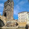 Praha Vltava historická centrum Čertovka