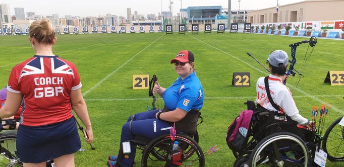 Šárka Musilová bude s Davidem Drahonínským obhajovat cenný kov z paralympijských her v Riu 2016.