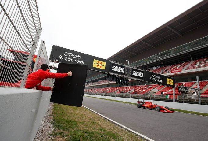 Testy F1 2019, Barcelona I: Sebastian Vettel, Ferrari