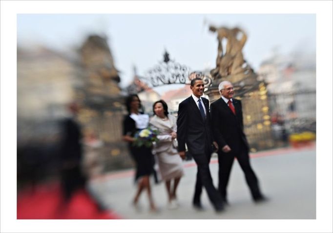 Tohle je můj barák, Baracku... Prezident Barack Obama na návštěvě v Praze