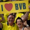 Fotbal, německý Superpohár, Dortmund - Bayern: fanoušci Borussie