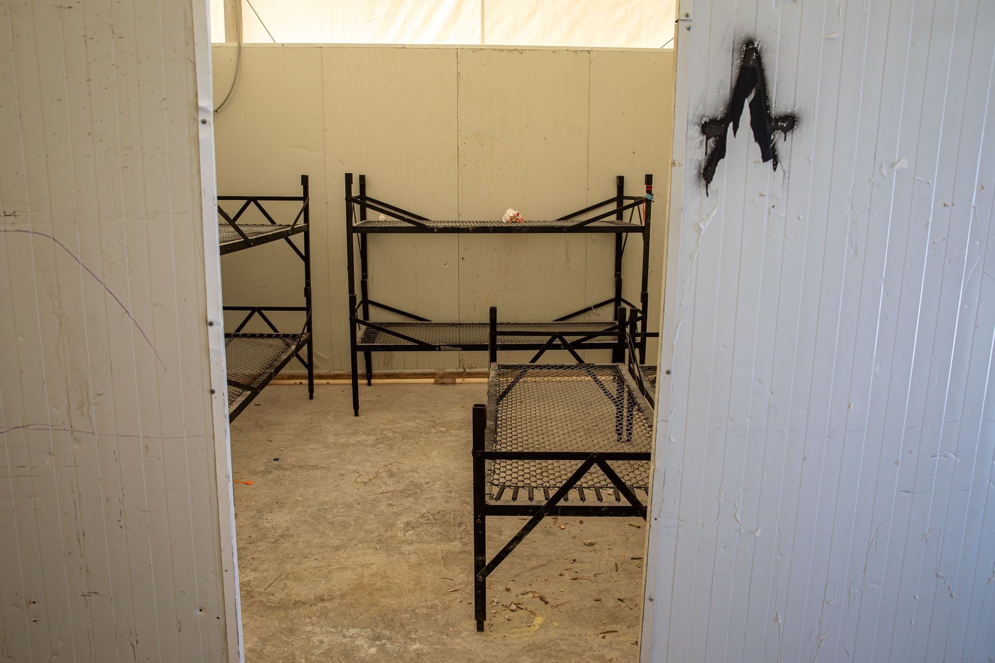 Uprchlický tábor Kara Tepe na ostrově Lesbos v Řecku, uprchlíci, migranti, uprchlická krize