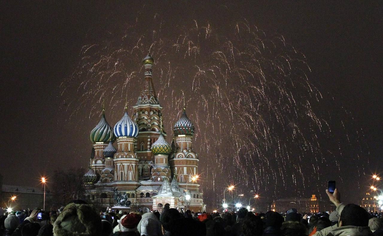 Rusko Moskva silvestr