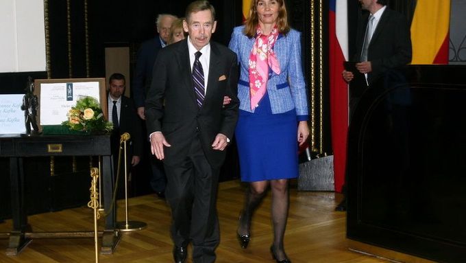 Havel převzal cenu Franze Kafky
