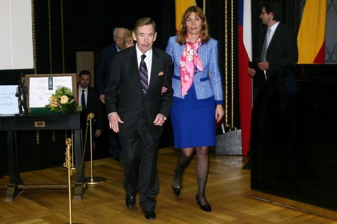 Václav Havel převzal cenu Franze Kafky