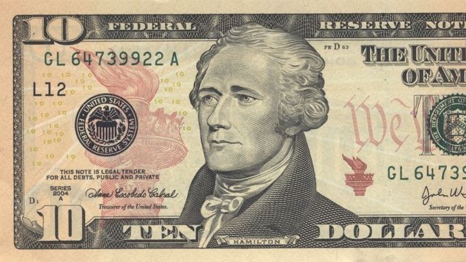 Desetidolarová bankovka