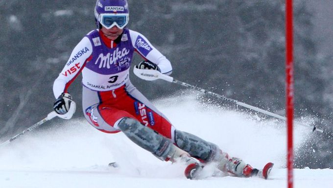 Ve Špindlu se jel slalom. Záhrobská dojela pátá