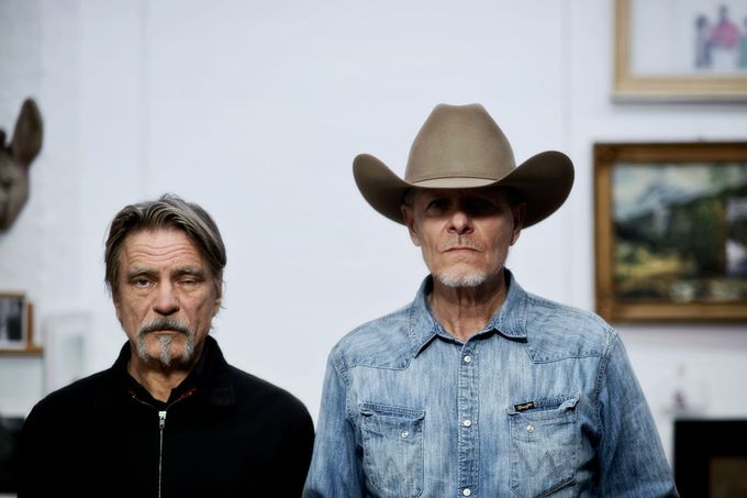 Kristof Hahn a Michael Gira ze Swans.