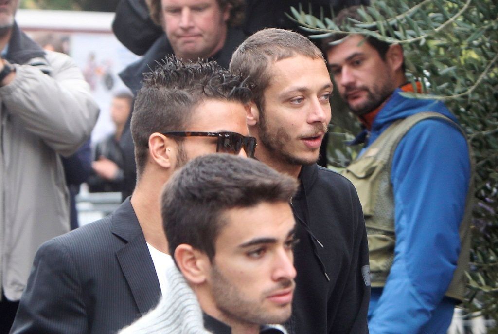 Simoncelli pohřeb (Valentino Rossi)