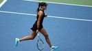 Ana Ivanovičová of Serbia celebrates apoint against Alison Riske of the U.S. during their match at the 2014 U.S. Open tennis tournament in New York