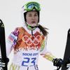 Šárka Strachová v superkombinaci na olympiádě v Soči 2014