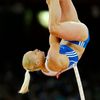 Kyriakopoulou of Greece competes in the women's pole vault final during the 15th IAAF World Championships at the National Stadium in Beijing
