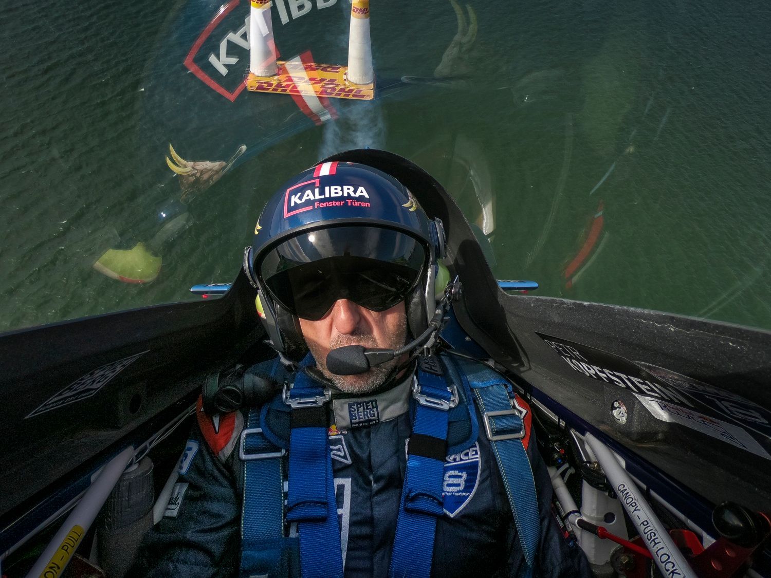 Petr Kopfstein na závodě Red Bull Air Race v Kazani 2018