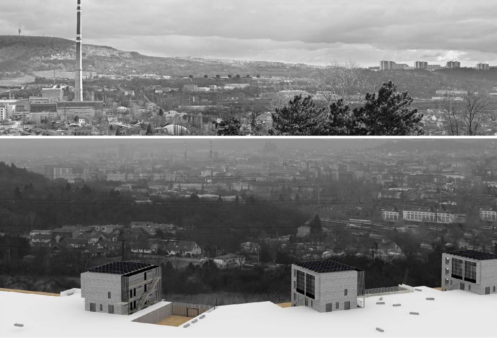 Vizualizace bydlení pod Hády
