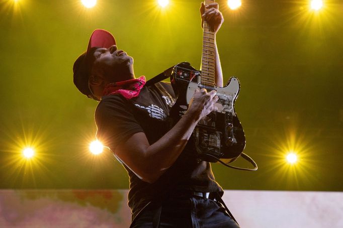 Tom Morello před několika dny vystoupil na polském festivalu Open'er.