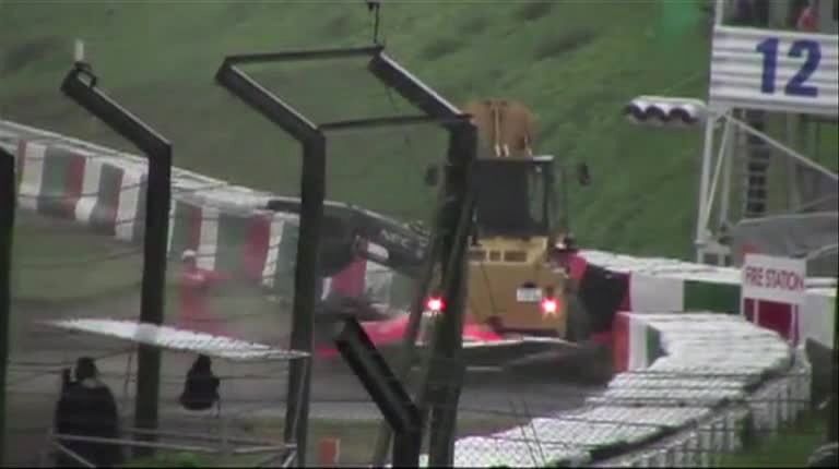 F1, VC Japonska 2014, nehoda Julese Bianchiho
