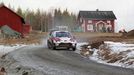 Kalle Rovanperä v Toyotě na trati Švédské rallye 2020