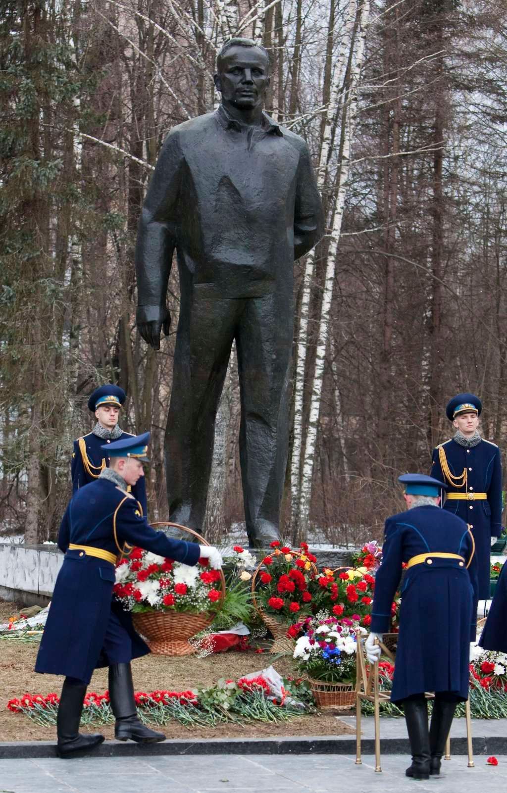 Место захоронения юрия гагарина фото