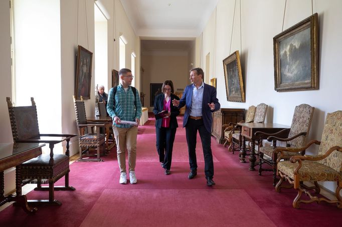 Černínský palác, sídlo Ministerstva zahraničních věcí.