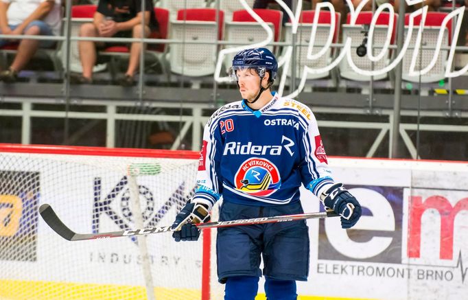 HC Vítkovice Ridera - HC Oceláři Třinec, příprava na extraligu 2018/19: Erik de la Rose