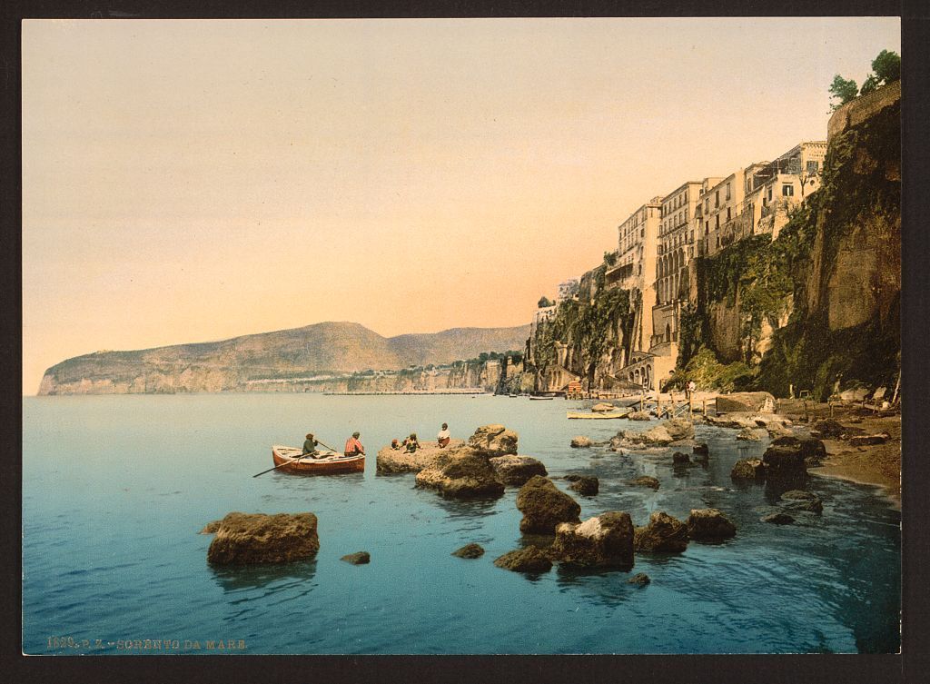 Jižní Itálie - fotochorom - Library of Congress 1900
