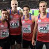Česká štafeta ve finále běhu na 4x4000 m na ME v atletice v Berlíně 2018