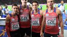 Česká štafeta ve finále běhu na 4x4000 m na ME v atletice v Berlíně 2018