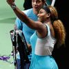 Serena Williamová a její sparing partner Sascha Bajin na Turnaji mistryň 2014