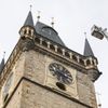 Hasičské cvičení Staroměstská radnice, orloj, Petřín, hasiči, požární cvičení, hasičský záchranný sbor, požár, evakuace