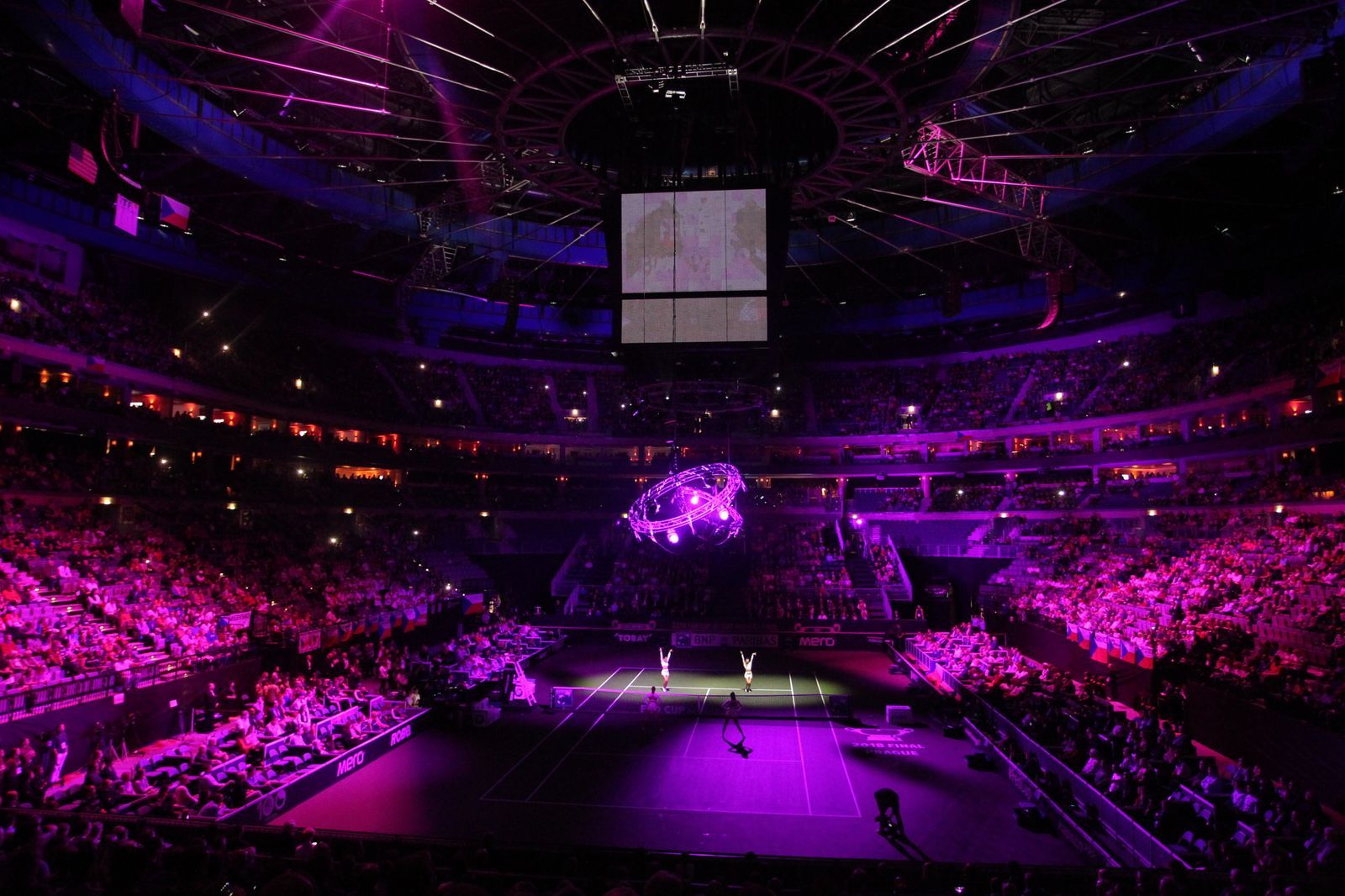 Slavnostní zahájení finále Fed Cupu 2018 Česko - USA