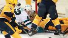 NHL v Praze: Nashville Predators vs. San José Sharks