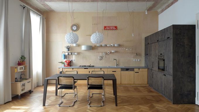 Měšťanský byt ve Znojmě: luxus spočívající ve spoustě prostoru
