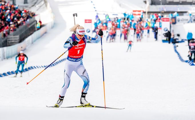 Stíhací závod biatlonistek v Holmenkollenu 2017 (Mari Laukkanenová)