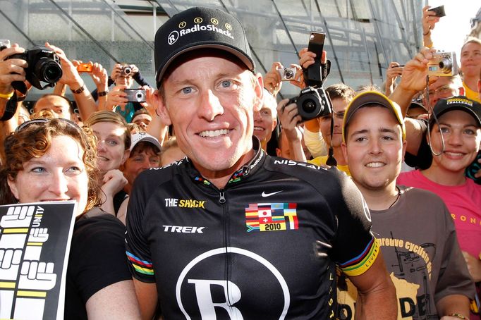 Cyklistická legenda Lance Armstrong