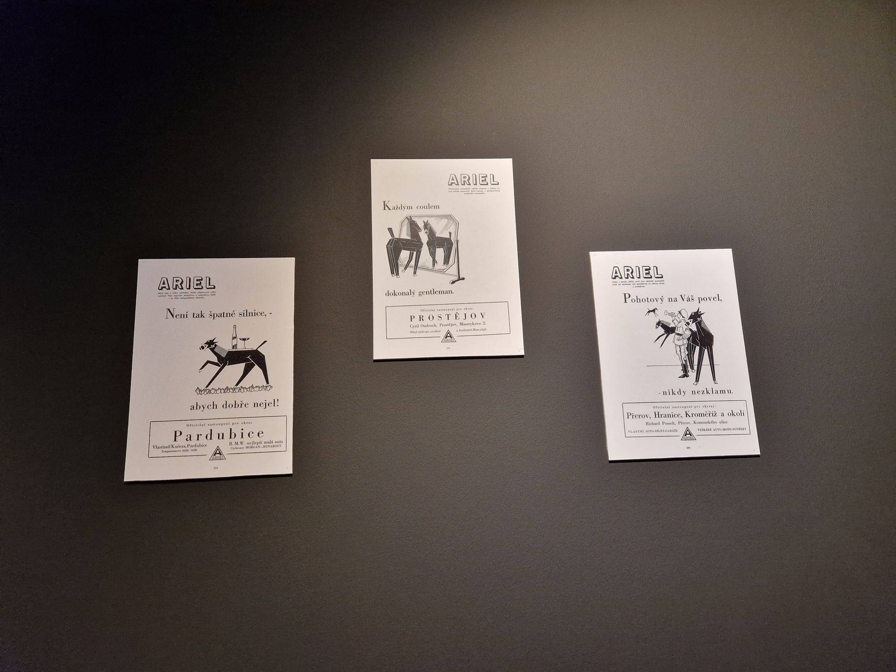Ariel v Českých zemích výstava Technické muzeum Brno