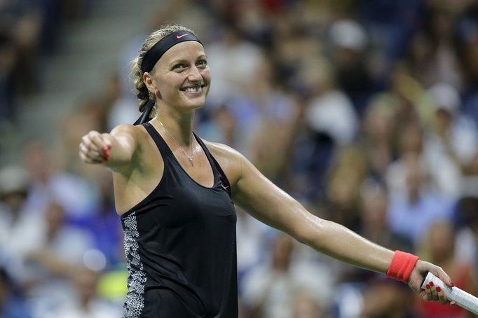 Petra Kvitová v osmifinále US Open 2015