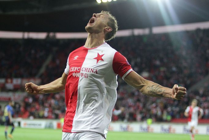 EL, Slavia-Maccabi: Tomáš Necid