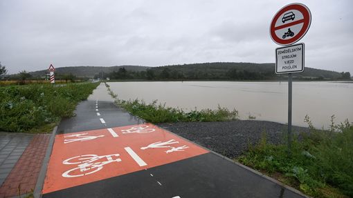 Povodně v Kroměříži.