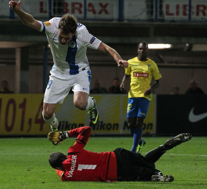 EL, Liberec - Estroril: Michael Rabušic (19) - Vagner (1)