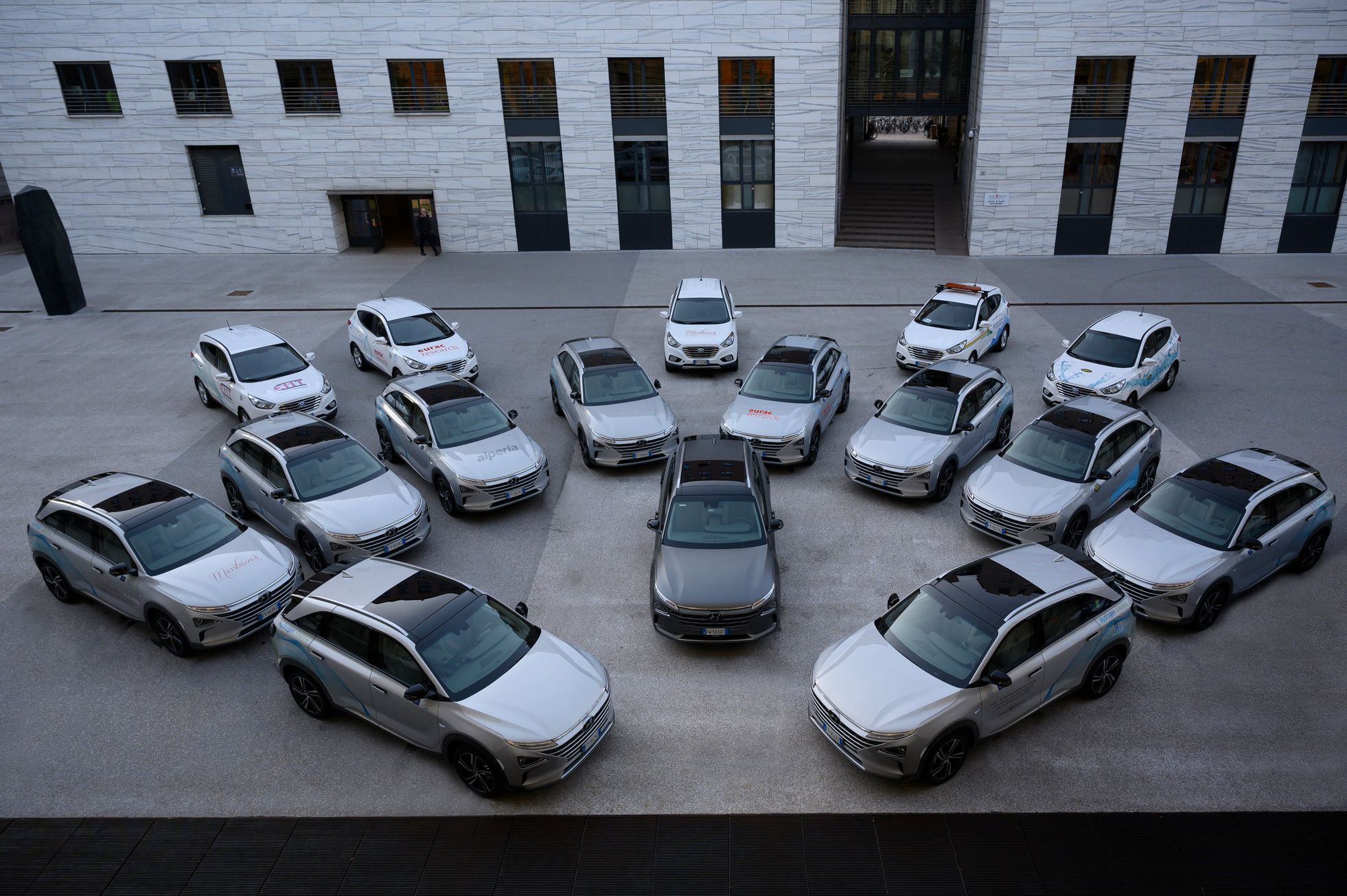 policejní vodíkové Hyundai