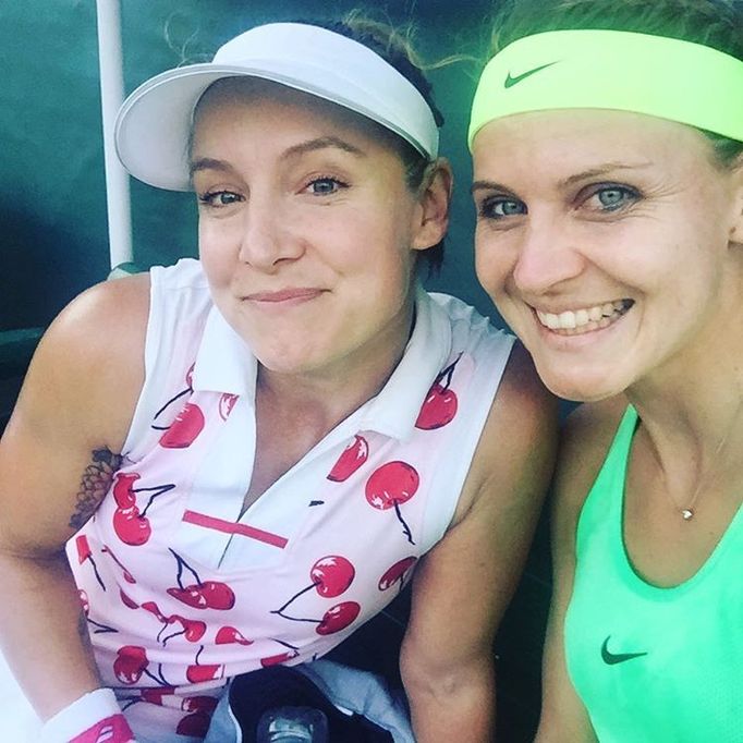 Miami Open Instagram (Matteková-Sandsová a Šafářová)