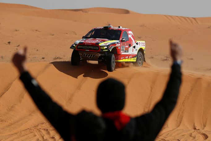 Martin Prokop (Ford) v 6. etapě Rallye Dakar 2021