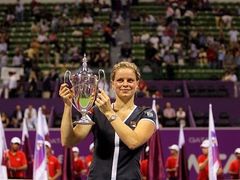 Kim Clijsterová s titulem z Turnaje mistryň