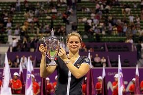 Clijstersová potřetí vyhrála Turnaj mistryň. Ve finále udolala Wozniackou