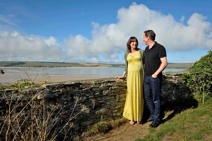 Prázdniny politků 2010: David Cameron a Samantha Cameronová