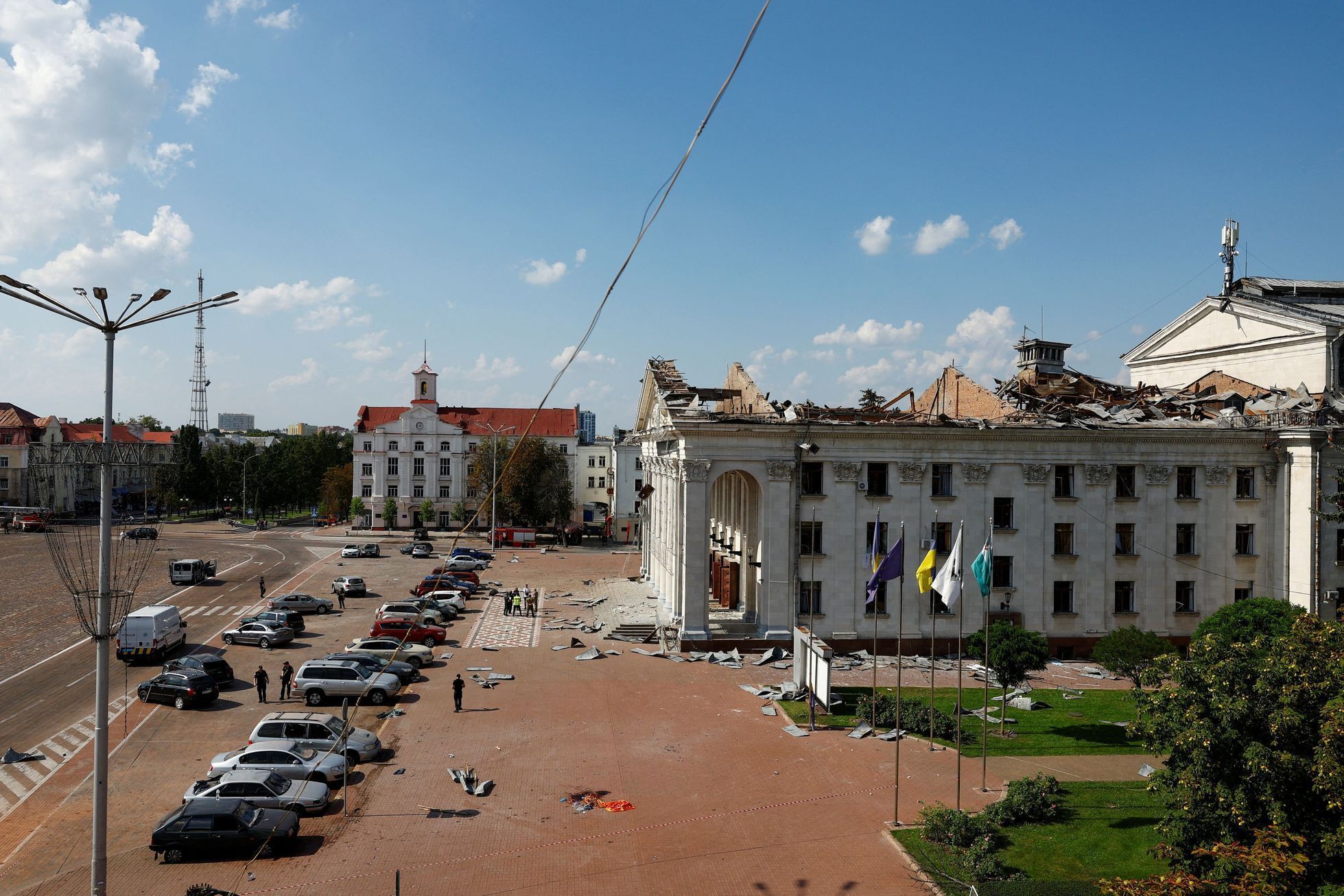 černihiv ukrajina ruský útok