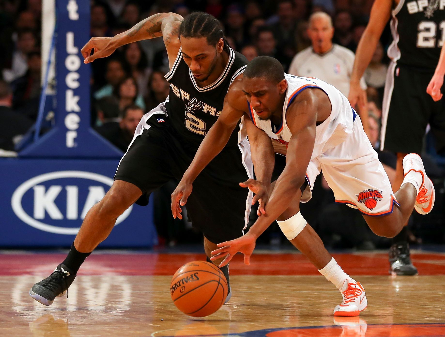 NBA: San Antonio Spurs at New York Knicks (Leonard a Galloway)