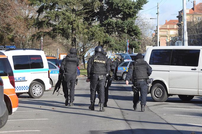 Střelba v ostravské nemocnici, kde útočník zavraždil 6 lidí. Ostrava, 10. 12. 2019.