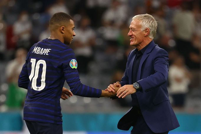 Francie - Německo, Euro 2021 (Mbappé, Deschamps)