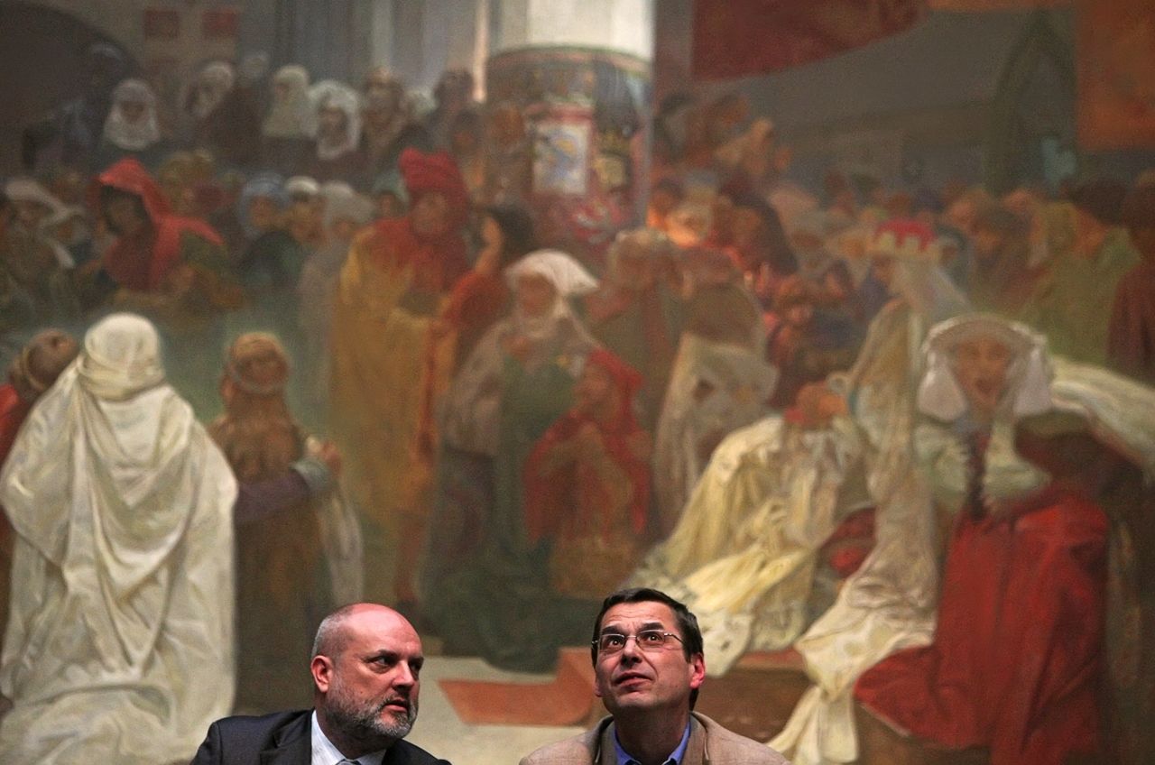 slovanská epopej ve Veletržním paláci